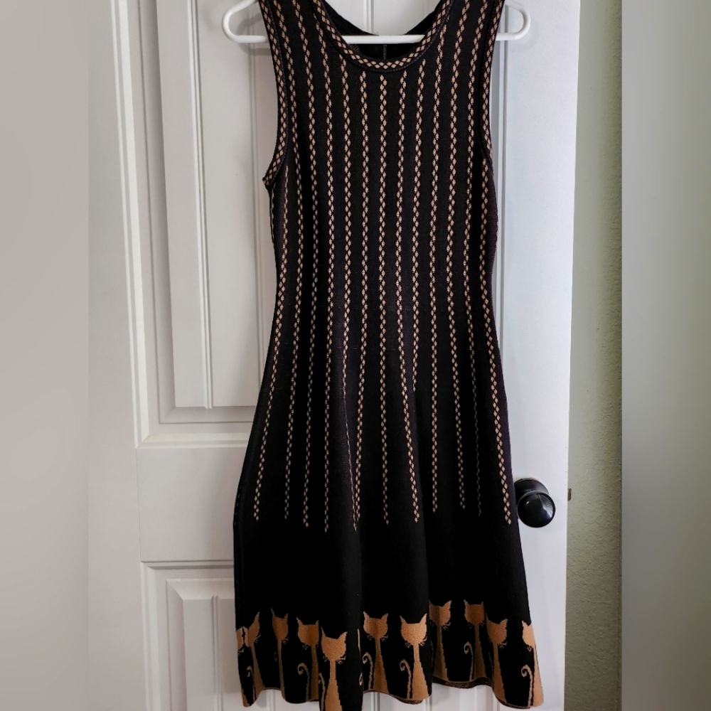 Cat Sweater Dress